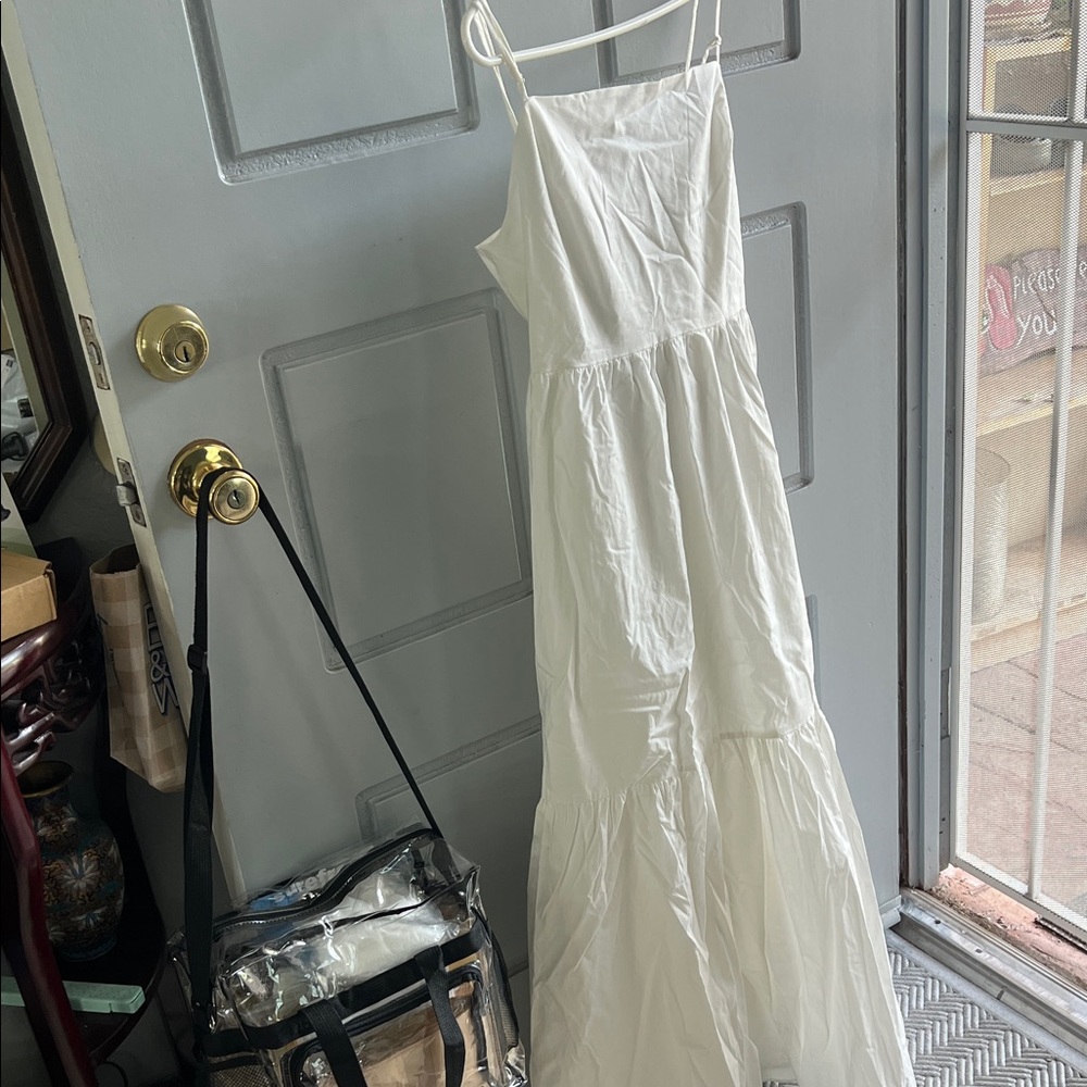 Wayf White Maxi Dress